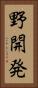 野開発 Vertical Portrait