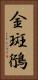 金斑鴴 Vertical Portrait