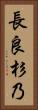 長良杉乃 Vertical Portrait