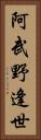 阿武野逢世 Vertical Portrait