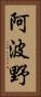 阿波野 Vertical Portrait