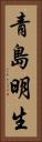 青島明生 Vertical Portrait