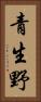 青生野 Vertical Portrait