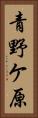 青野ケ原 Vertical Portrait
