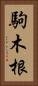 駒木根 Vertical Portrait