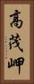 高茂岬 Vertical Portrait