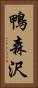 鴨森沢 Vertical Portrait