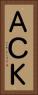 ＡＣＫ Vertical Portrait