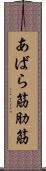 あばら筋 Scroll