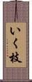 いく枝 Scroll