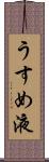 うすめ液 Scroll
