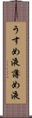 うすめ液 Scroll
