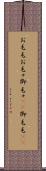 お毛毛 Scroll