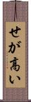 せが高い Scroll
