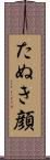 たぬき顔 Scroll