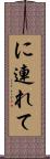 に連れて Scroll