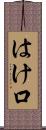 はけ口 Scroll