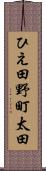ひえ田野町太田 Scroll