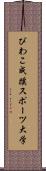 びわこ成蹊スポーツ大学 Scroll
