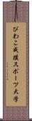 びわこ成蹊スポーツ大学 Scroll