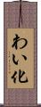 わい化 Scroll