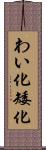 わい化 Scroll