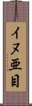 イヌ亜目 Scroll