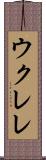 ウクレレ Scroll