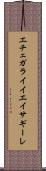 エチェガライイエイサギーレ Scroll