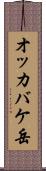 オッカバケ岳 Scroll