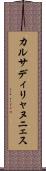 カルサディリャヌニェス Scroll