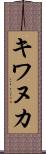 キワヌカ Scroll