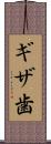 ギザ歯 Scroll