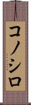 コノシロ Scroll
