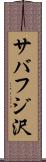 サバフジ沢 Scroll