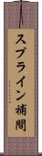スプライン補間 Scroll