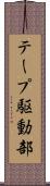 テープ駆動部 Scroll