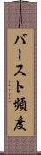 バースト頻度 Scroll