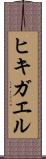ヒキガエル Scroll