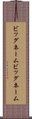 ビッグネーム Scroll