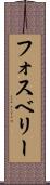 フォスベリー Scroll