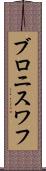 ブロニスワフ Scroll