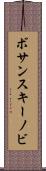 ボサンスキーノビ Scroll