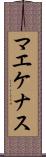 マエケナス Scroll