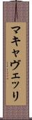 マキャヴェッリ Scroll
