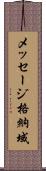 メッセージ格納域 Scroll