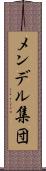 メンデル集団 Scroll