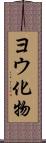 ヨウ化物 Scroll