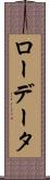 ロー・データ Scroll