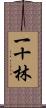 一十林 Scroll